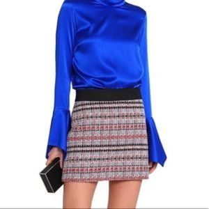 * Milly Bright Colored Tweed Skirt *